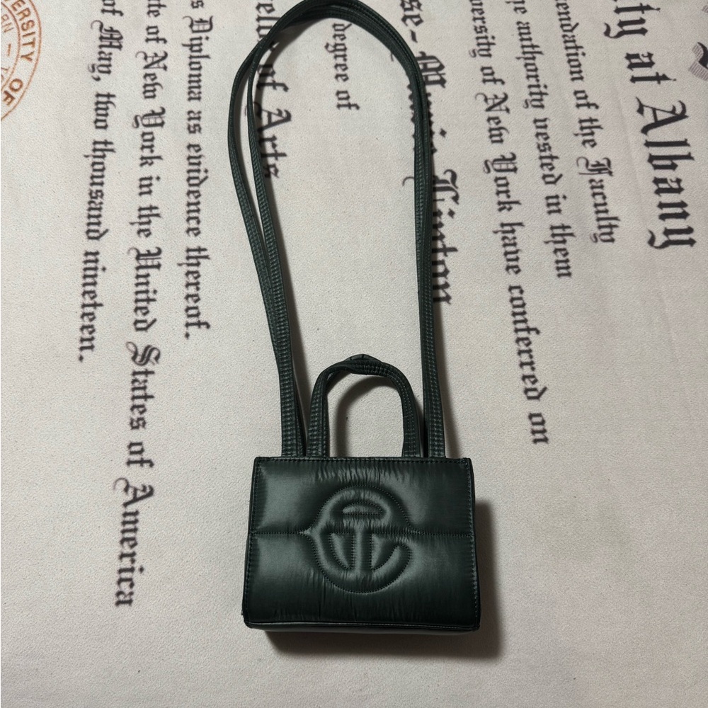 Small Army Green Puff Shopper Telfar